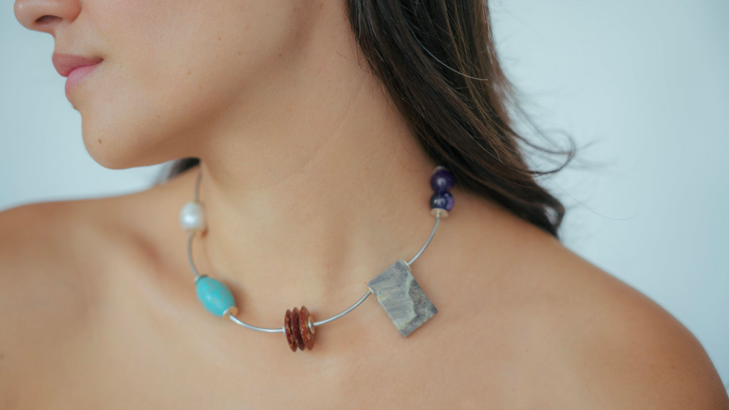 Breaking Patterns Colors | Necklace