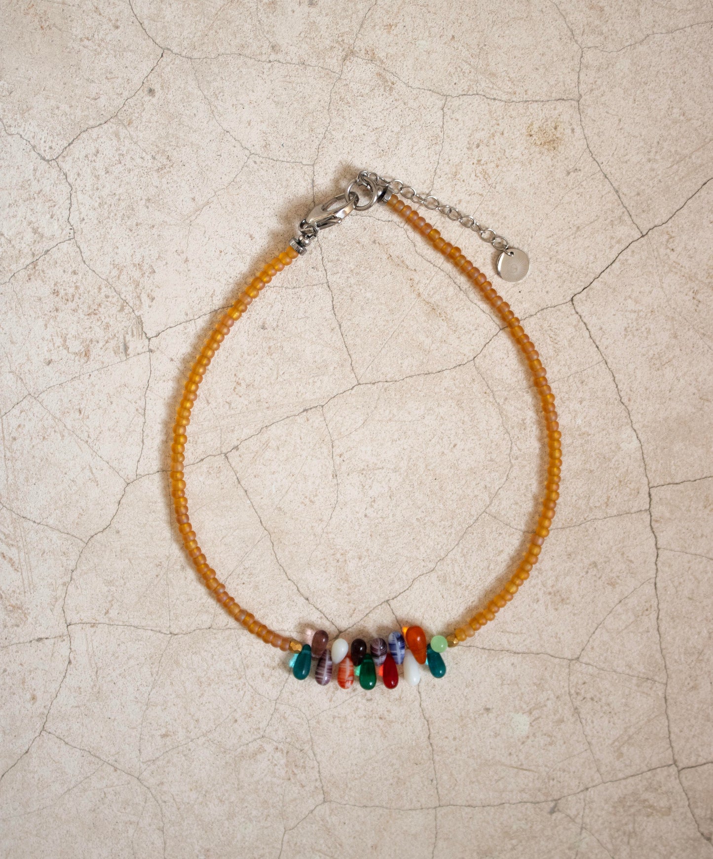 Color Glass Drops | Necklace