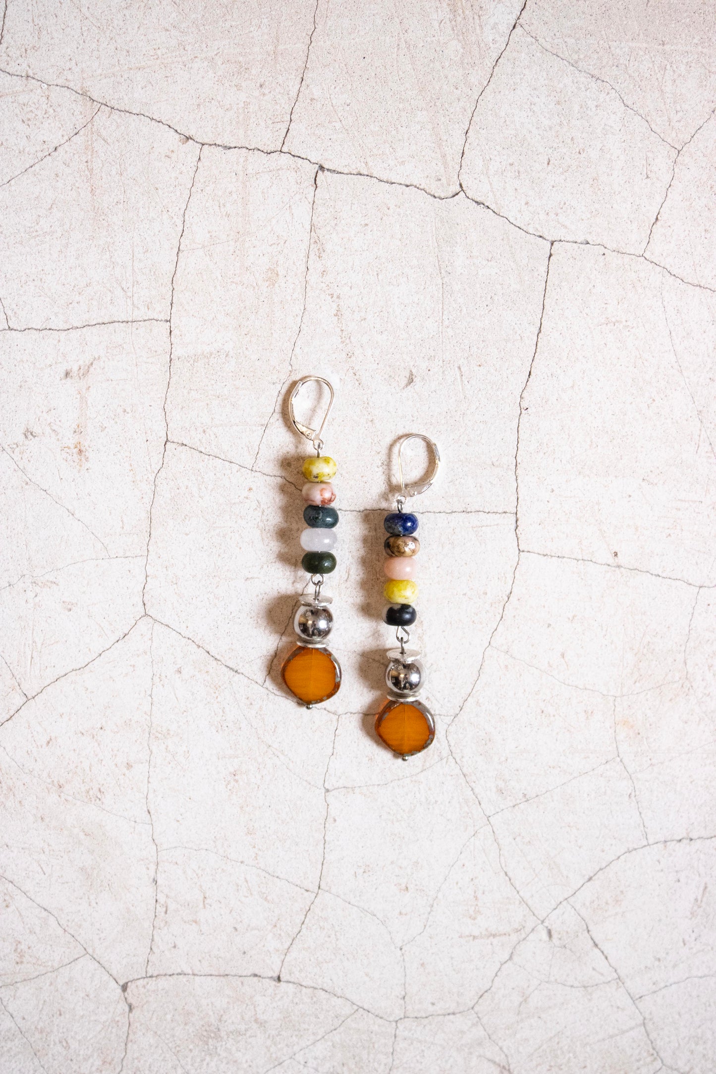 Dangle Earrings | Mixed Gemstones