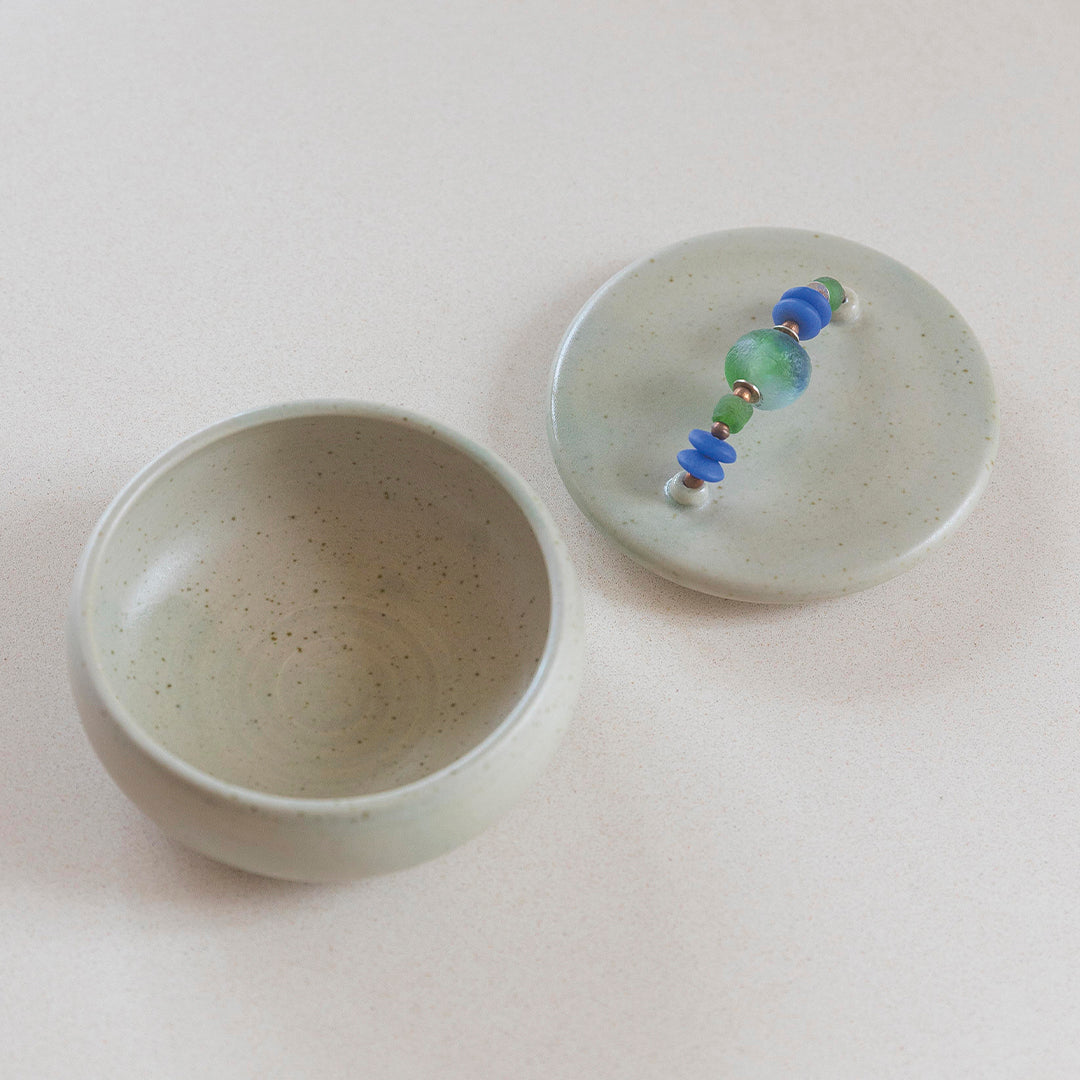 JEWELRY CERAMIC JAR I